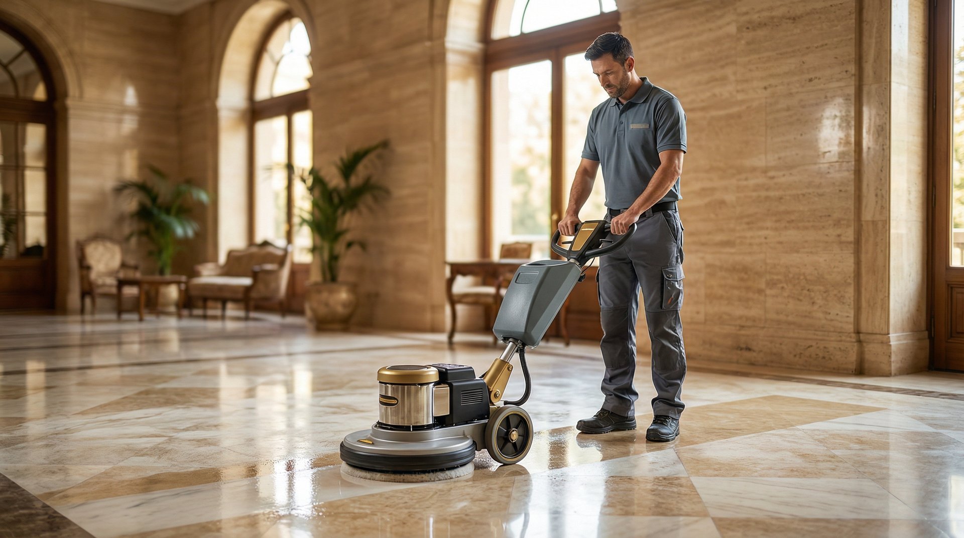 Reinigung von Naturstein