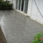 Granit Terrasse nach professioneller Reinigung