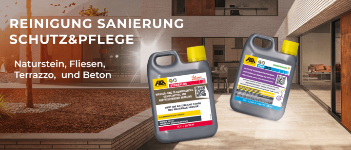 Natursteinreiniger und Natursteinimprägnierung Shop