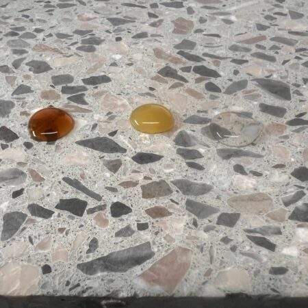 Terrazzo Versiegelung - Wassertropfen-Test