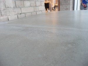 Estrich schleifen Vorher/Nachher