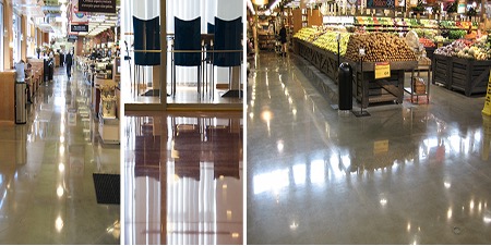 HTC Superfloor in Supermärkten und Einzelhandel