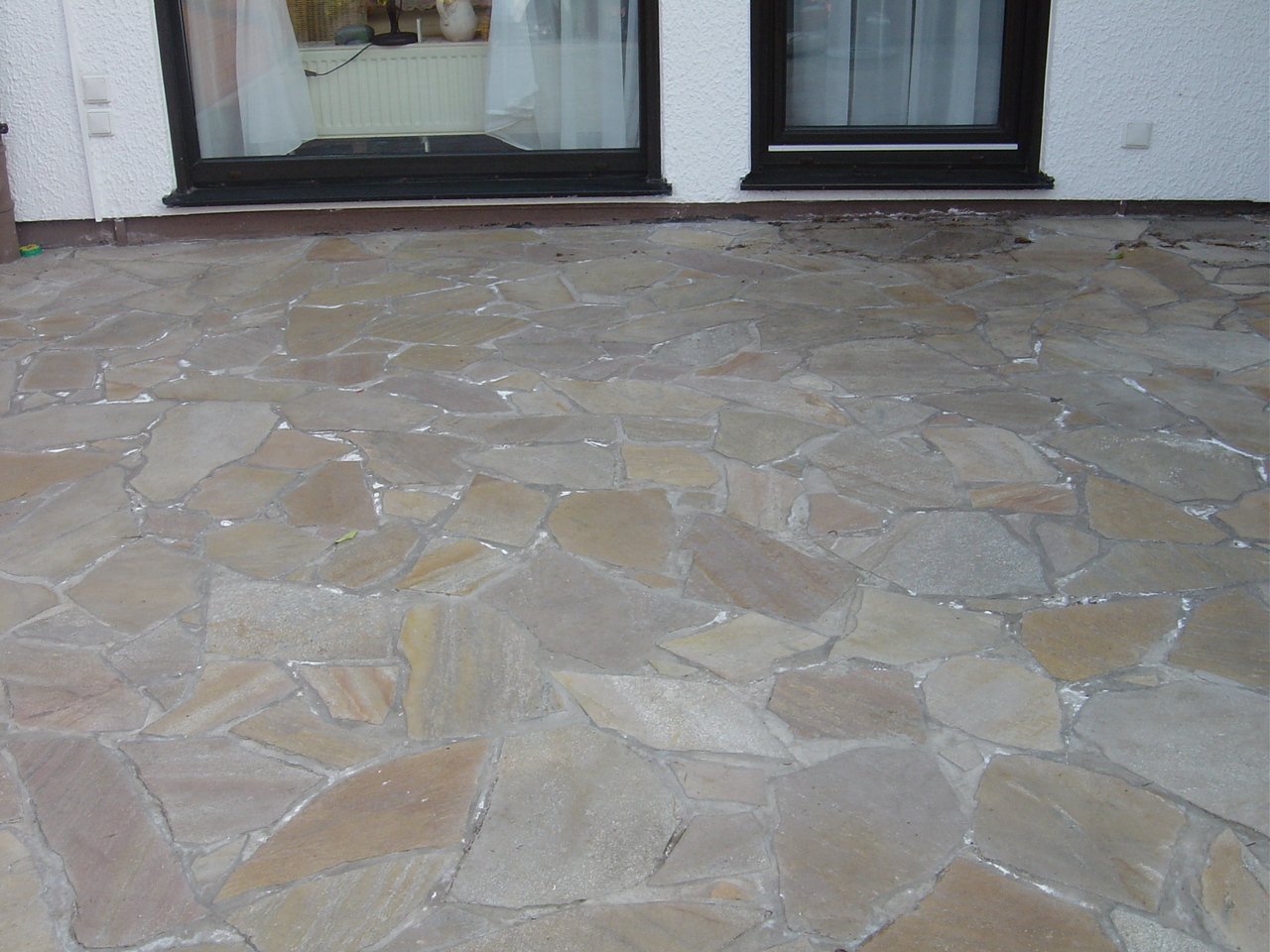 Terrassenboden vor Sanierung